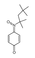 N-(1,1,3,3-tetramethylbutyl)-p-benzoquinone imine N-oxide Structure