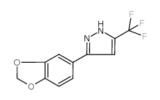 3-(1,3-benzodioxol-5-yl)-5-(trifluoromethyl)-1h-pyrazole structure