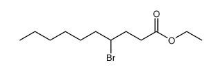 ethyl 4-bromodecanoate Structure