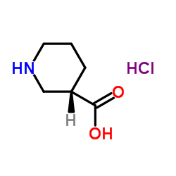 (S)-3-piperidinecarboxylic acid*HCl Structure