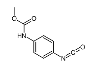 methyl N-(4-isocyanatophenyl)carbamate结构式