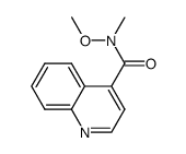 N-甲氧基-N-甲基异喹啉-1-甲酰胺结构式