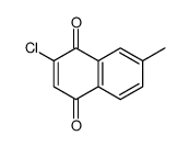 2-chloro-7-methylnaphthalene-1,4-dione Structure