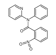 2-nitro-N-phenyl-N-(pyridin-2-yl)benzamide结构式