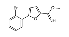 methyl 5-(2-bromophenyl)furan-2-carboximidate Structure