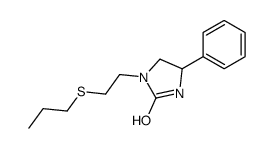 4-phenyl-1-(2-propylsulfanylethyl)imidazolidin-2-one结构式