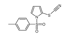 [1-(4-methylphenyl)sulfonylpyrrol-2-yl] thiocyanate结构式