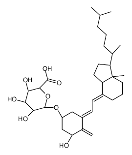 1-hydroxyvitamin D3 3-D-glucopyranoside结构式