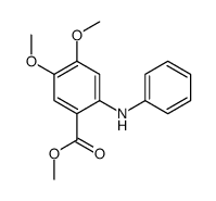 methyl 2-anilino-4,5-dimethoxybenzoate结构式