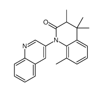 3,4,4,8-tetramethyl-1-quinolin-3-yl-3H-quinolin-2-one Structure