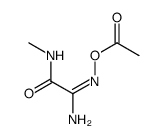 [[1-amino-2-(methylamino)-2-oxoethylidene]amino] acetate Structure