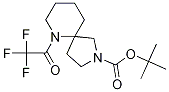 2,6-Diazaspiro[4.5]decane-2-carboxylic acid, 6-(2,2,2-trifluoroacetyl)-, 1,1-diMethylethyl ester结构式