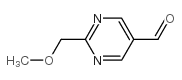 2-(methoxymethyl)pyrimidine-5-carbaldehyde Structure