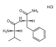 valylphenylalanine amide hydrochloride Structure