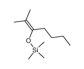 trimethyl((2-methylhept-2-en-3-yl)oxy)silane结构式