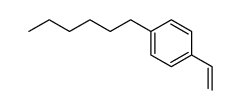 1-hexyl-4-vinylbenzene结构式