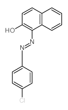 2-Naphthalenol,1-[2-(4-chlorophenyl)diazenyl]-结构式