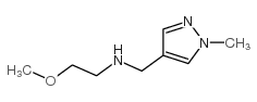 N-(2-甲氧基乙基)-n-[(1-甲基-1H-吡唑-4-基)甲基]胺图片