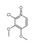 2-Chlor-3,4-dimethoxypyridin-1-oxid Structure