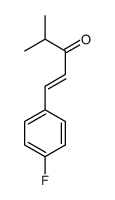 1-(4-fluorophenyl)-4-methylpent-1-en-3-one Structure