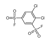 4,5-dichlorobenzene-1,3-disulfonyl fluoride结构式