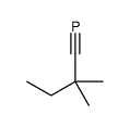 2,2-dimethylbutylidynephosphane Structure