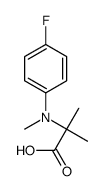 Alanine, N-(4-fluorophenyl)-N,2-dimethyl- Structure