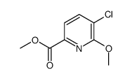 Methyl 5-chloro-6-Methoxypicolinate Structure