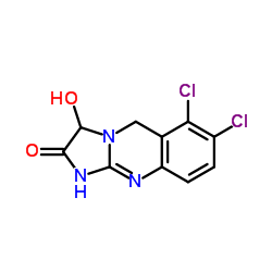 6,7-Dichloro-3-hydroxy(2,3,10a-13C3)-1,5-dihydroimidazo[2,1-b]quinazolin-2(3H)-one Structure