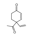 2-Cyclohexen-1-one, 4-acetyl-4-ethenyl- (9CI) structure