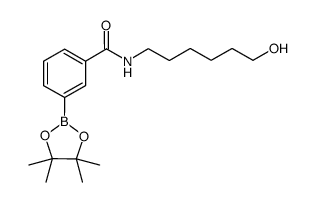 N-(6-hydroxyhexyl)-3-(4,4,5,5-tetramethyl-1,3,2-dioxaborolan-2- yl)benzamide Structure