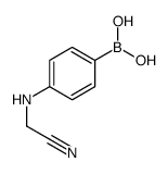 [4-(cyanomethylamino)phenyl]boronic acid Structure