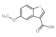 5-Methoxybenzo[b]thiophene-3-carboxylic acid Structure