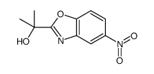 2-(5-nitro-1,3-benzoxazol-2-yl)propan-2-ol结构式