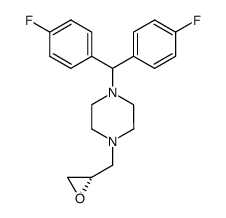 (S)-(-)-1--4-(oxiranylmethyl)piperazine结构式