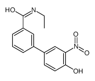 N-ethyl-3-(4-hydroxy-3-nitrophenyl)benzamide结构式