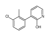 3-(3-chloro-2-methylphenyl)-1H-pyridin-2-one Structure