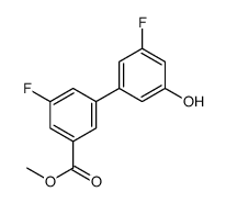 methyl 3-fluoro-5-(3-fluoro-5-hydroxyphenyl)benzoate结构式