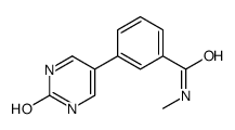 N-methyl-3-(2-oxo-1H-pyrimidin-5-yl)benzamide Structure