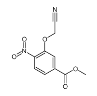 methyl 3-(cyanomethoxy)-4-nitrobenzoate结构式