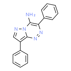 3,8-Diphenylpyrazolo[5,1-c][1,2,4]triazin-4-amine结构式