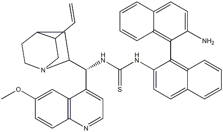 N-[(S)-2'-氨基-1,1'-联萘-2-基]-N'-[(9R)-6'-甲氧基奎宁-9-基]硫脲图片