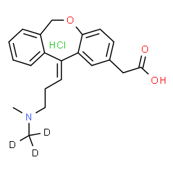 Olopatadine-d3 hydrochloride结构式