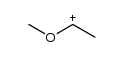 O-methylated acetaldehyde Structure