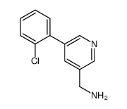 [5-(2-chlorophenyl)pyridin-3-yl]methanamine结构式