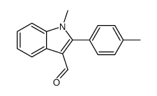 1-methyl-2-(4-methylphenyl)indole-3-carbaldehyde结构式