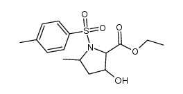 ethyl 3-hydroxy-5-methyl-1-tosylpyrrolidine-2-carboxylate Structure