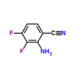 2-Amino-3,4-difluorobenzonitrile structure