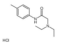 diethyl-[2-(4-methylanilino)-2-oxoethyl]azanium,chloride结构式