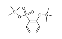 o-trimethylsiloxybenzenesulfonate de trimethylsilyle结构式